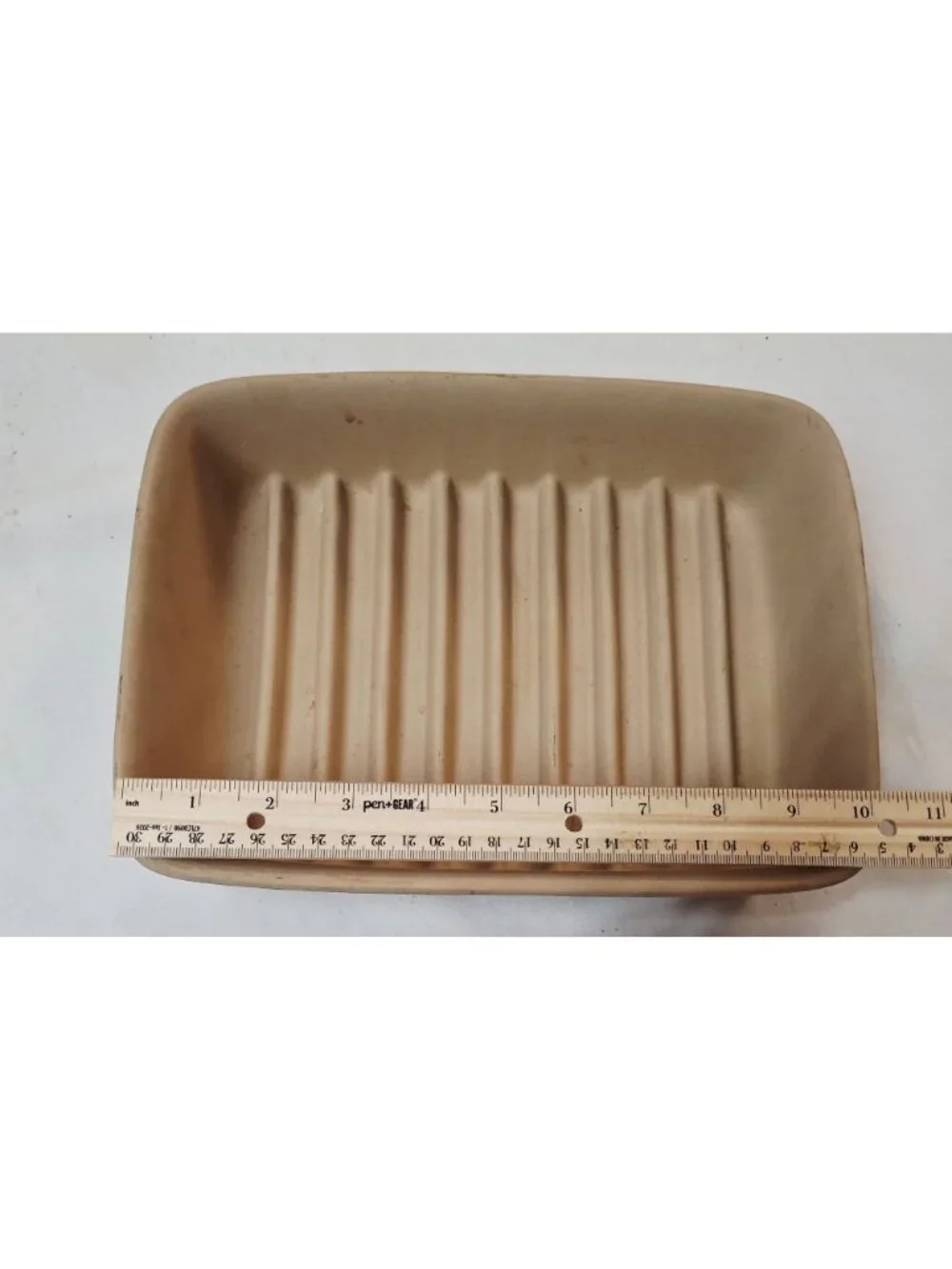 The Pampered Chef Stoneware Rectangle Baking Dish 9